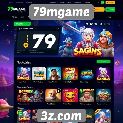 Mudanças na interface do site 79mgame